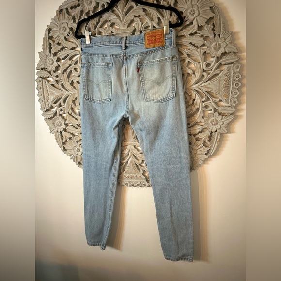 Vintage Levi’s 510 High-Waisted Light Wash Denim Jeans Size 30/30 - Picture 4 of 8